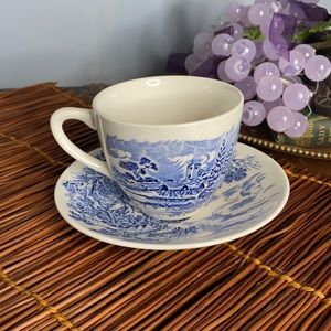 . Enoch Wedgwood "Countryside" Tea Cup & Saucer Set